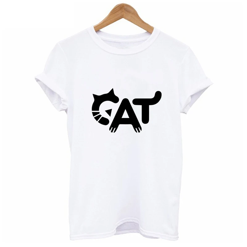 Cat Font Design Print T Shirt Women Funny Tshirt Summer O-neck Short Sleeve Female T-shirt Tee Shirt Tops
Cat Font Design Print T Shirt Women Funny Tshirt Summer O-neck Short Sleeve Female T-shirt Tee Shirt Tops