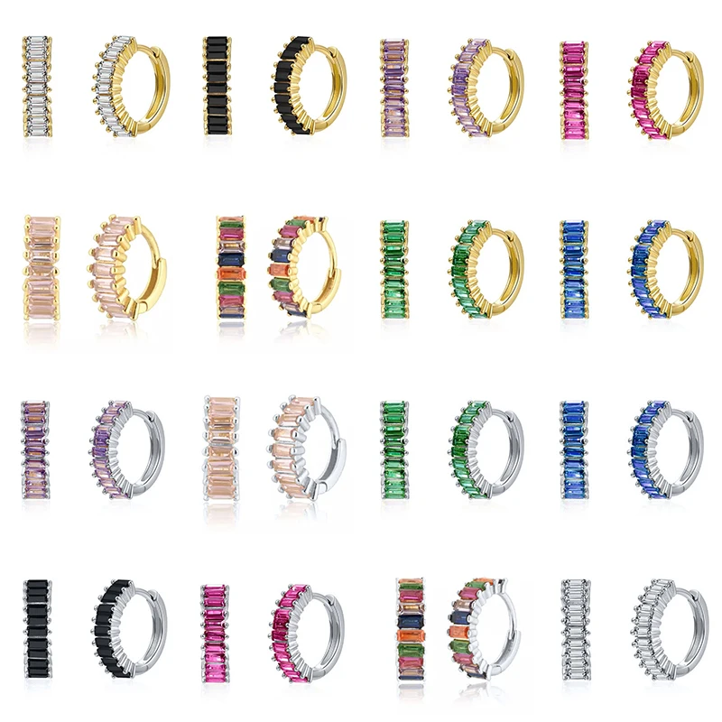 2021 Pendientes Plata Silver Earrings for Women Huggies Colorful Earring Prevent Allergy Circle Earrings Fine Jewelry Gifts
2021 Pendientes Plata Silver Earrings for Women Huggies Colorful Earring Prevent Allergy Circle Earrings Fine Jewelry Gifts