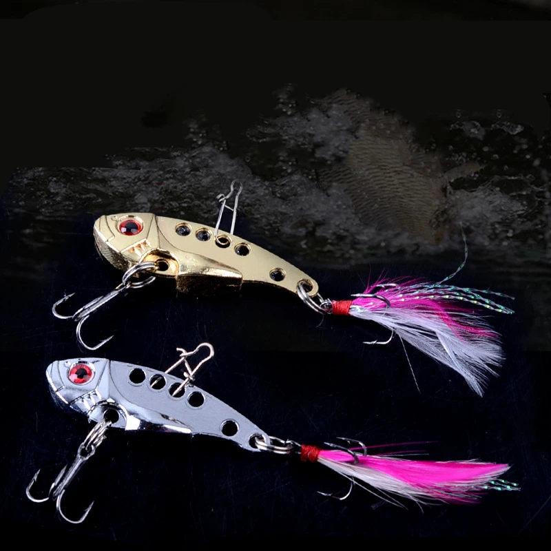 1 Pcs Metal VIB 7G/4CM Fishing Lure Vibration Spoon Spinner Lure Crankbait Bass Artificial Hard Bait Cicada VIB Tackle
1 Pcs Metal VIB 7G/4CM Fishing Lure Vibration Spoon Spinner Lure Crankbait Bass Artificial Hard Bait Cicada VIB Tackle