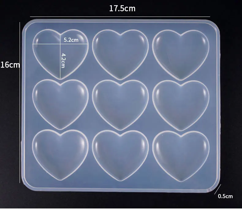 Diy crystal Epoxy resin love mold silicone mirror pendant handmade aromatherapy plaster spread stone ornaments
Diy crystal Epoxy resin love mold silicone mirror pendant handmade aromatherapy plaster spread stone ornaments