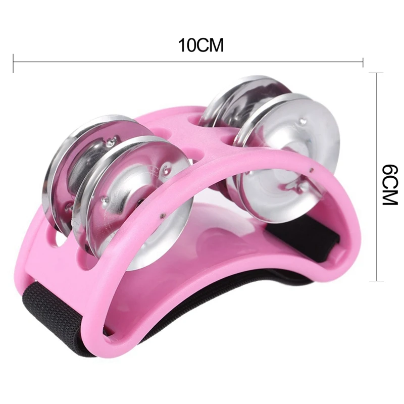 High Quality Hand Foot Tambourine Drum Metal Jingles Bells Musical Instruments Percussion Companion Accessories
High Quality Hand Foot Tambourine Drum Metal Jingles Bells Musical Instruments Percussion Companion Accessories
