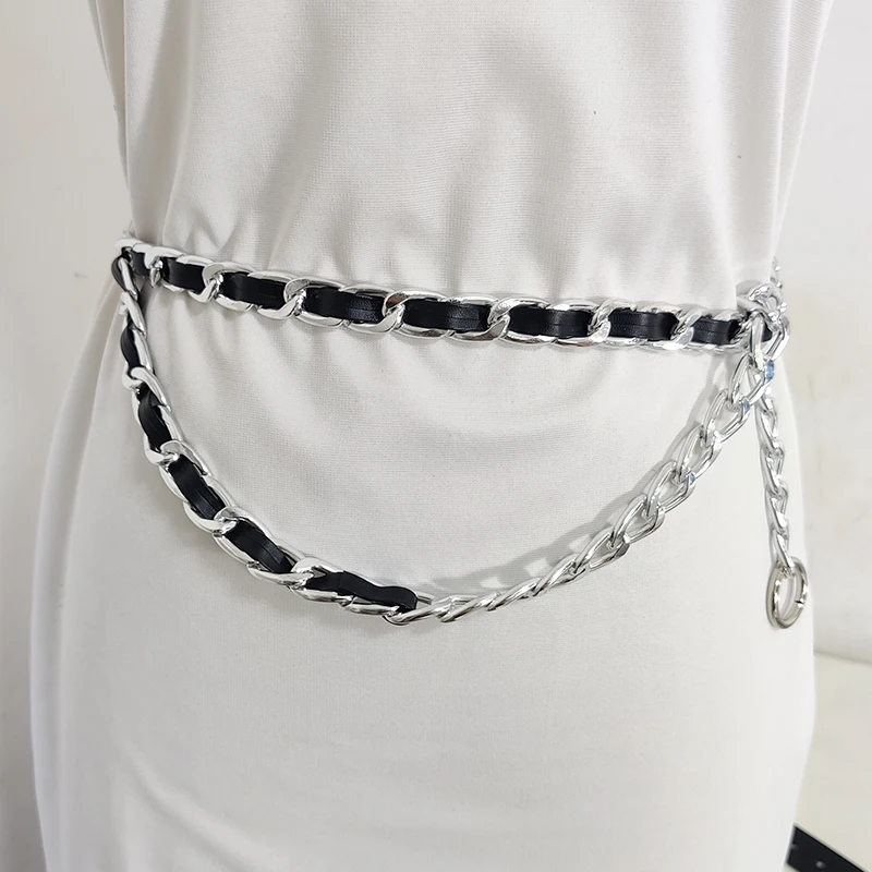 Gold chain belt elastic silver metal waist belts for women ceiture femme stretch cummerbunds ladies coat ketting riem waistband
Gold chain belt elastic silver metal waist belts for women ceiture femme stretch cummerbunds ladies coat ketting riem waistband