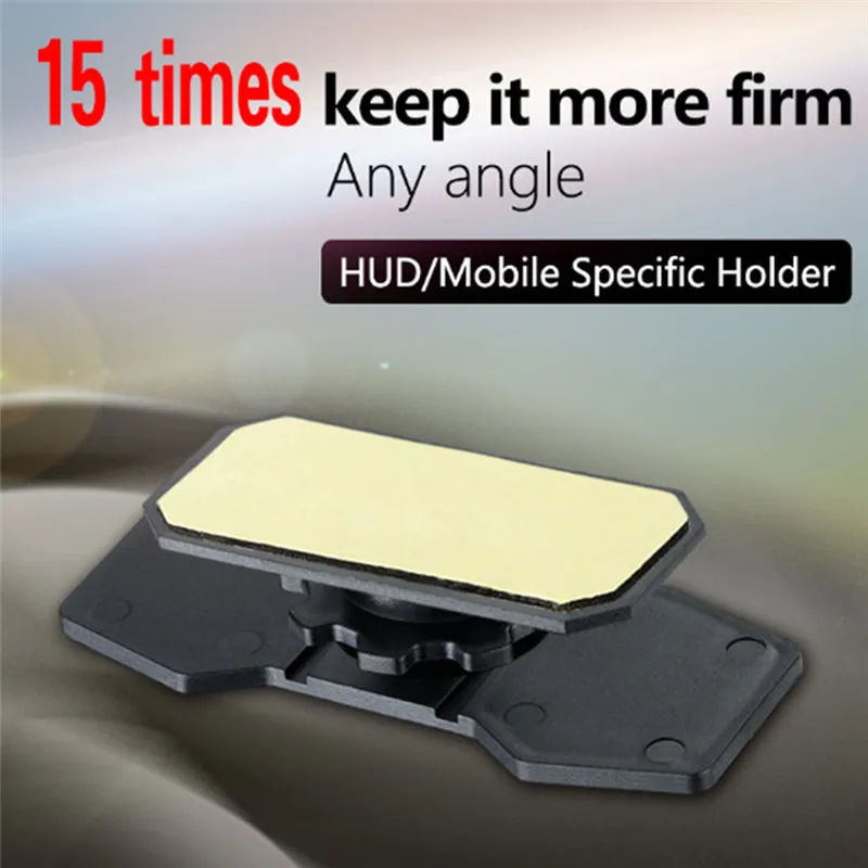 Universal Car HUD Head Up Display Bracket Phone Holder Flexible Rotation Holder - Work for HUD Mobile Phone GPS Navigator E-Dog
Universal Car HUD Head Up Display Bracket Phone Holder Flexible Rotation Holder - Work for HUD Mobile Phone GPS Navigator E-Dog