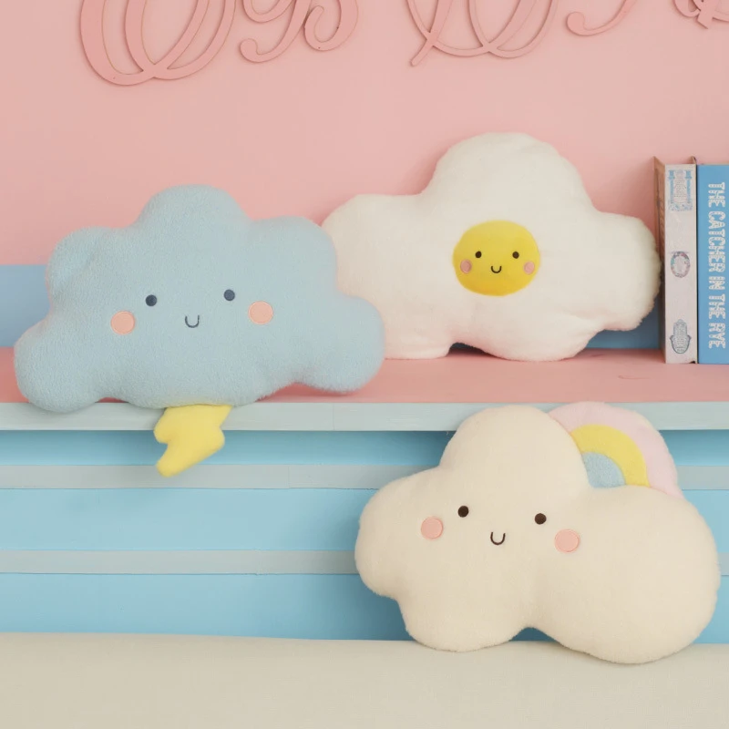 48CM INS Lovely Clouds Rainbow Sleep pillow plush toys children's pillow doll doll
48CM INS Lovely Clouds Rainbow Sleep pillow plush toys children's pillow doll doll