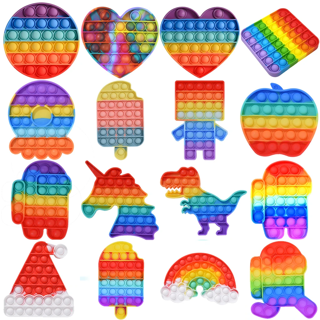 Colorful Hot Push Bubble Fidget Toys Adult Relief Antistress Soft Squishy Anti-Stress Simple Dimple AntiStress Box поп ит Gift
Colorful Hot Push Bubble Fidget Toys Adult Relief Antistress Soft Squishy Anti-Stress Simple Dimple AntiStress Box поп ит Gift