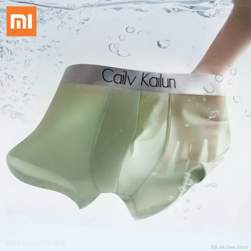 Мужские трусы Xiaomi Mijia 3 шт., графеновое антибактериальное нижнее белье для мужчин, Летние Ультратонкие мужские боксеры из ледяного шелка, Кор...
Мужские трусы Xiaomi Mijia 3 шт., графеновое антибактериальное нижнее белье для мужчин, Летние Ультратонкие мужские боксеры из ледяного шелка, Кор...