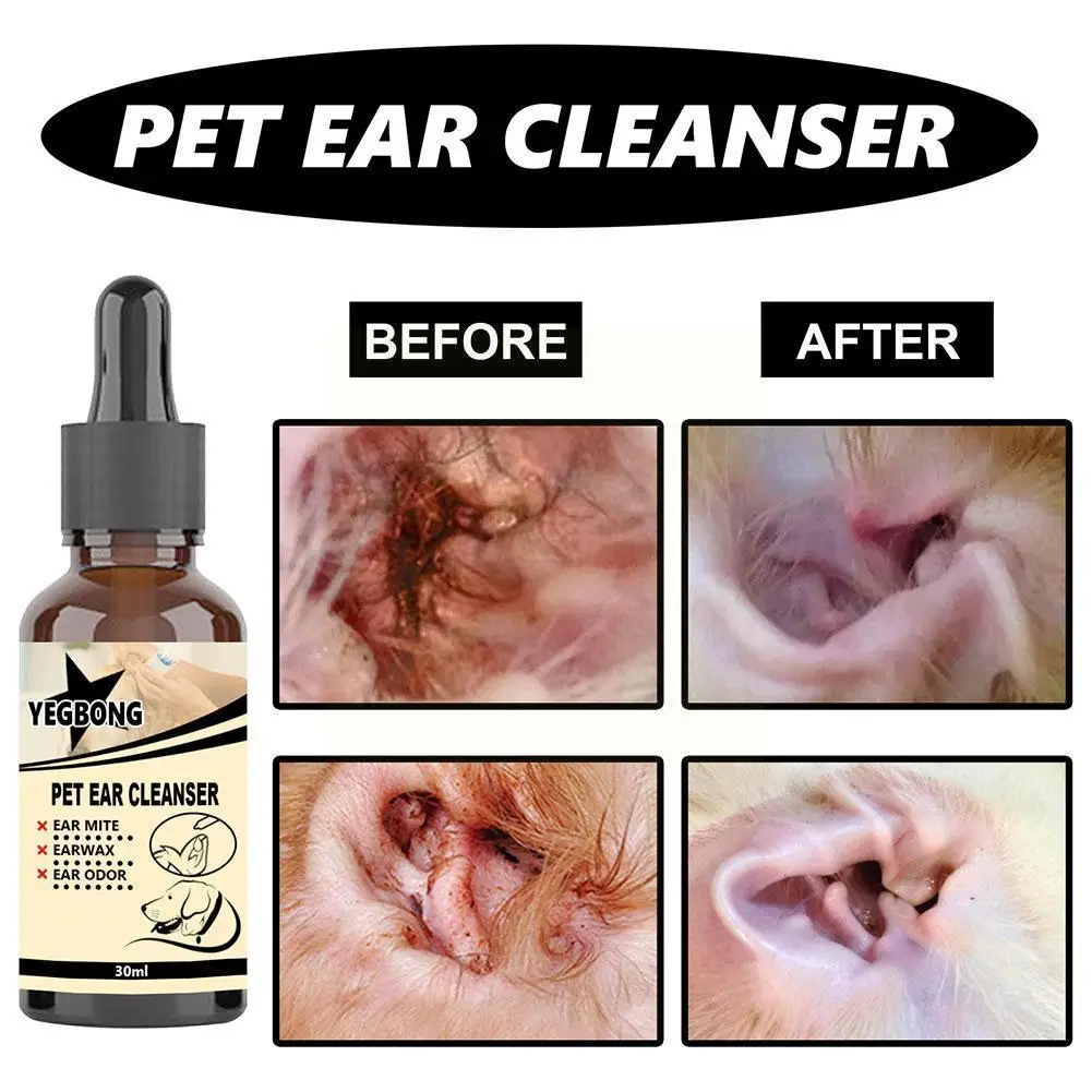 New Cat And Dog Ear Cleaner Pet Ear Drops For Infections Control Yeast Mites Removes Ear Mites And Ear Wax Relieve Itching Q4N6
New Cat And Dog Ear Cleaner Pet Ear Drops For Infections Control Yeast Mites Removes Ear Mites And Ear Wax Relieve Itching Q4N6