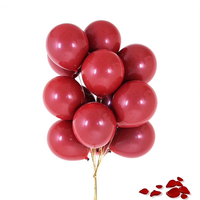50 Pcs/Lot 10 Inch Pomegranate Red Double Layer Latex Balloon Birthday Party Valentine's Christmas Wedding Festival Decoration
50 Pcs/Lot 10 Inch Pomegranate Red Double Layer Latex Balloon Birthday Party Valentine's Christmas Wedding Festival Decoration