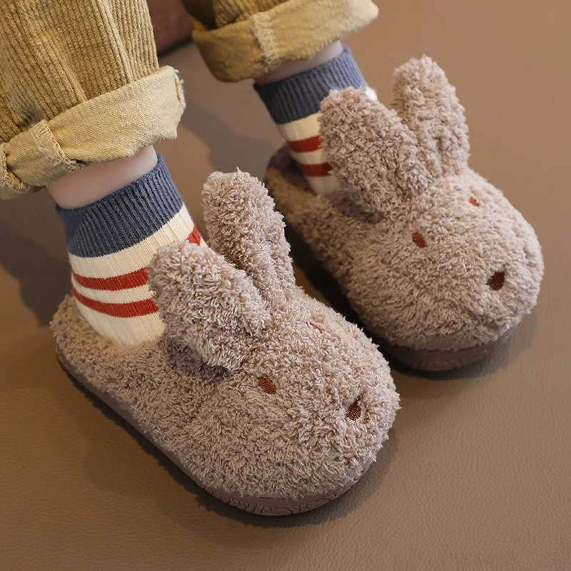 Autumn Winter Kids Slipper for Home Warm Plush Thick Cotton Non-slip Soft Sole Indoor Children Shoes Cartoon Rabbit Baby Slipper
Autumn Winter Kids Slipper for Home Warm Plush Thick Cotton Non-slip Soft Sole Indoor Children Shoes Cartoon Rabbit Baby Slipper