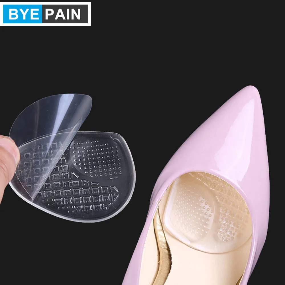 BYEPAIN Metatarsal Pads Gel High Heel Cushion - Forefoot Pads - Non Slip Shoe Inserts - Ball of Foot Pads with adhesive backing
BYEPAIN Metatarsal Pads Gel High Heel Cushion - Forefoot Pads - Non Slip Shoe Inserts - Ball of Foot Pads with adhesive backing