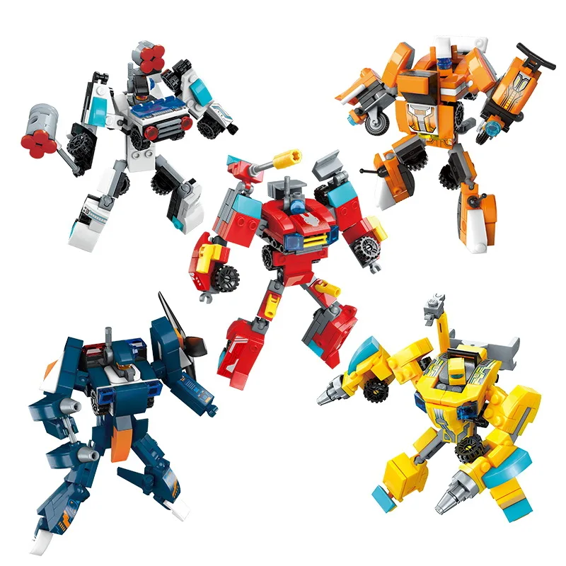 New 2020 Transformation Action Toys Building Block Sets 5in1 Robot Deformation Car Bricks BEST Gift For Education Children
New 2020 Transformation Action Toys Building Block Sets 5in1 Robot Deformation Car Bricks BEST Gift For Education Children