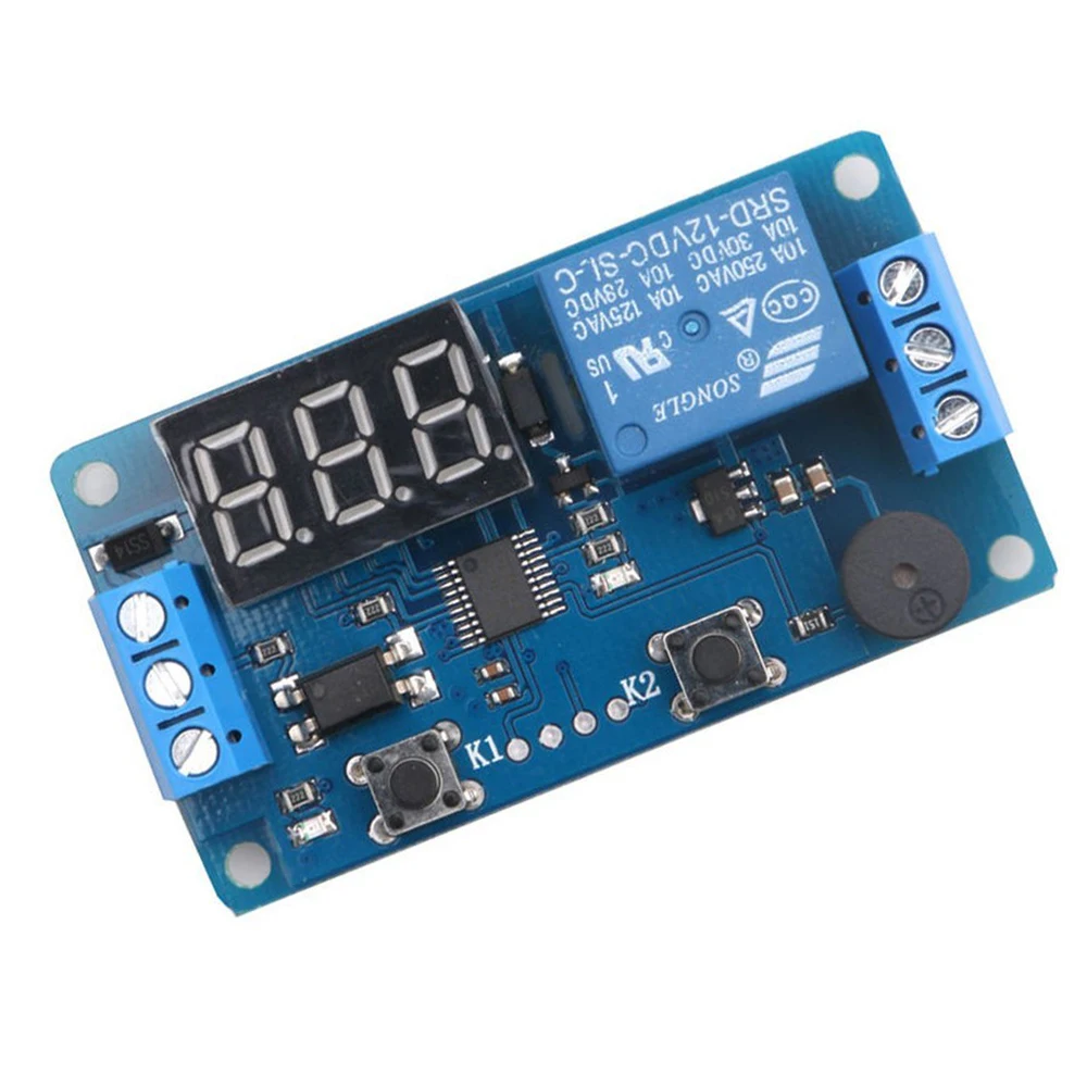 4 Digital LED Display Module Time Delay Relay Board 7 Segment 4 Bit LED Display Timer Switch Trigger PLC Automation Car Buzzer
4 Digital LED Display Module Time Delay Relay Board 7 Segment 4 Bit LED Display Timer Switch Trigger PLC Automation Car Buzzer