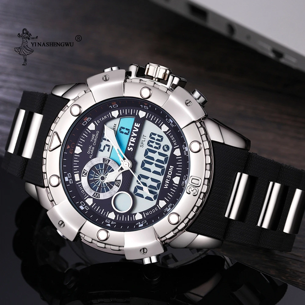 2020 New Youth Creative Multi-Function Dual Movement Watch Watch Men's Sports Military Watch Waterproof
2020 New Youth Creative Multi-Function Dual Movement Watch Watch Men's Sports Military Watch Waterproof