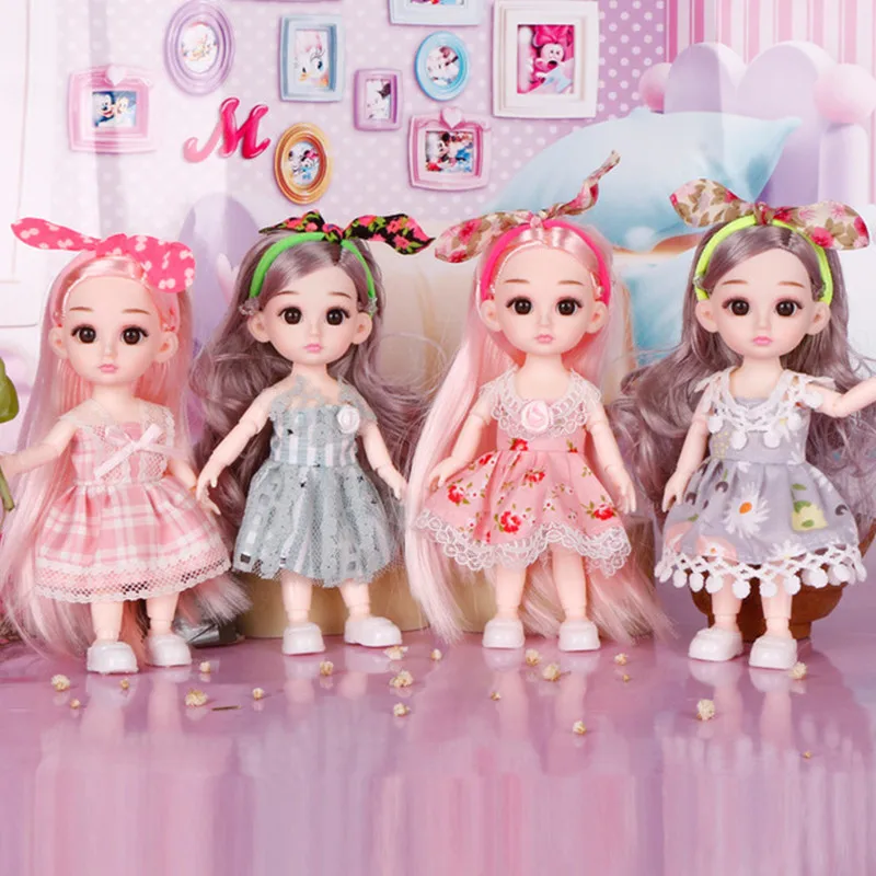 13 Articulated Doll 16cmBJD Doll Fashion Dress Up Girl Toy Baby Doll Clothes Shoes Accessories Children Birthday Christmas Gifts
13 Articulated Doll 16cmBJD Doll Fashion Dress Up Girl Toy Baby Doll Clothes Shoes Accessories Children Birthday Christmas Gifts