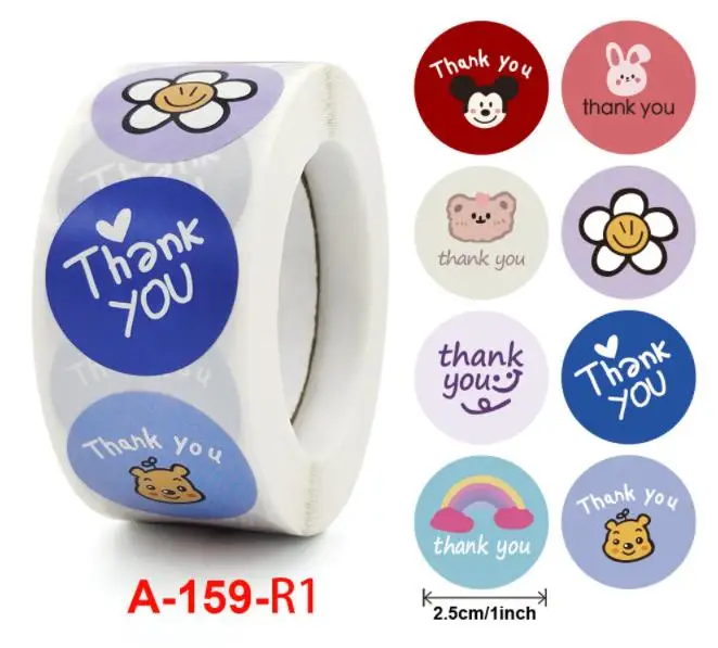50-500pcs CuteThank You Sticker For Gift Box Packing Sticker For Invitation Card Envelope Rainbow Flower Package Sealing Labels
50-500pcs CuteThank You Sticker For Gift Box Packing Sticker For Invitation Card Envelope Rainbow Flower Package Sealing Labels