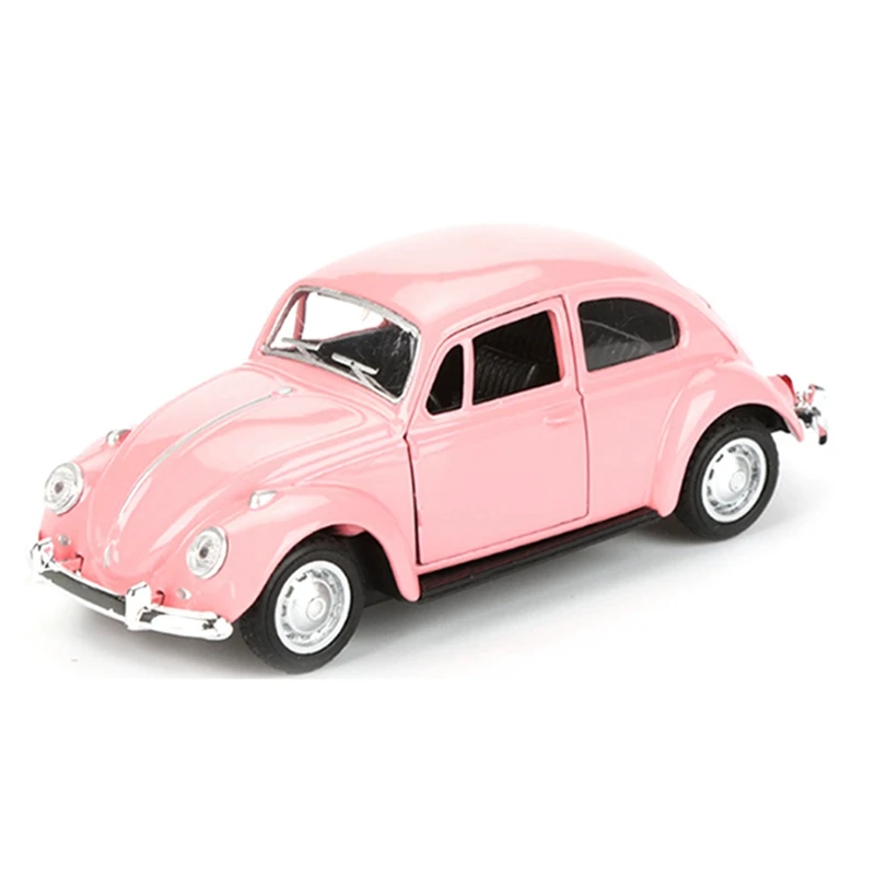 2 Pcs Vintage Beetle Diecast Pull Back Car Model Toy for Children Gift Decor Cute Figurines, Blue & Pink
2 Pcs Vintage Beetle Diecast Pull Back Car Model Toy for Children Gift Decor Cute Figurines, Blue & Pink