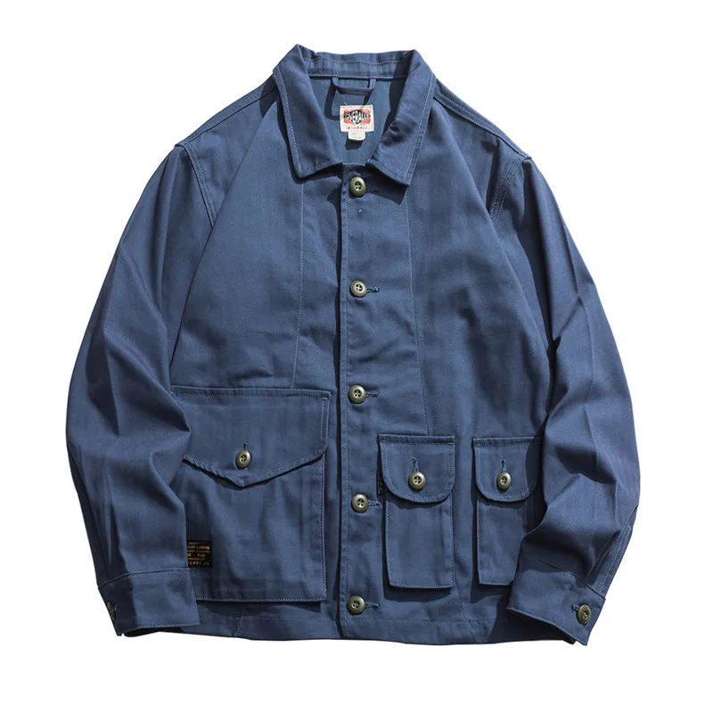 Cargo Shirt Jacket Men Safari Style Multi Pocket Work Jackets Solid Color Casual Long Sleeve Outerwear Mens
Cargo Shirt Jacket Men Safari Style Multi Pocket Work Jackets Solid Color Casual Long Sleeve Outerwear Mens