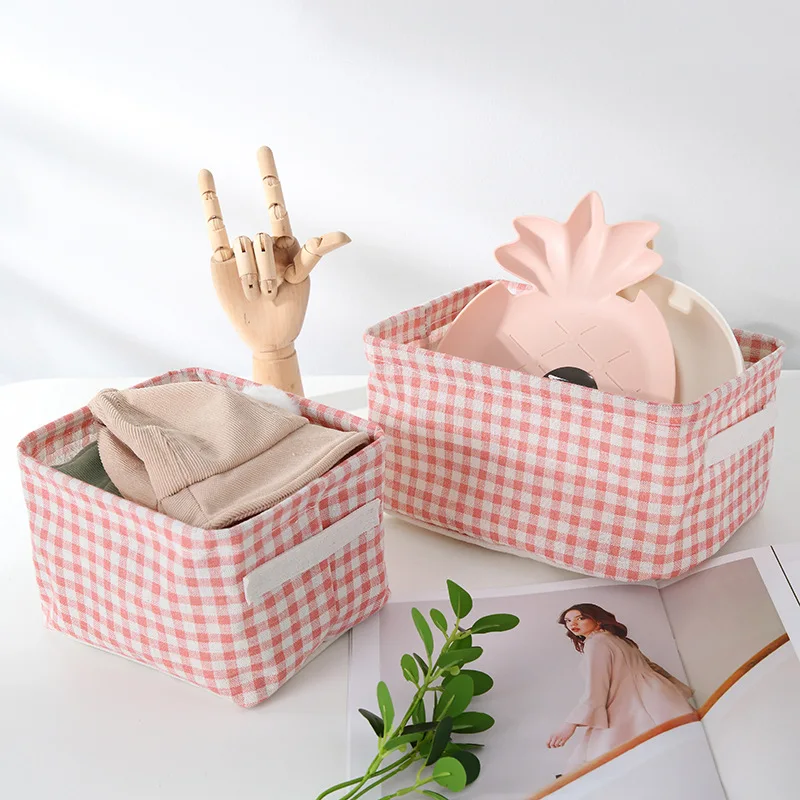 Pink Storage Box Canvas Storage Basket Sundries Sorting Basket Toys Storage Organizer Cosmetics Home Organization and Storage
Pink Storage Box Canvas Storage Basket Sundries Sorting Basket Toys Storage Organizer Cosmetics Home Organization and Storage