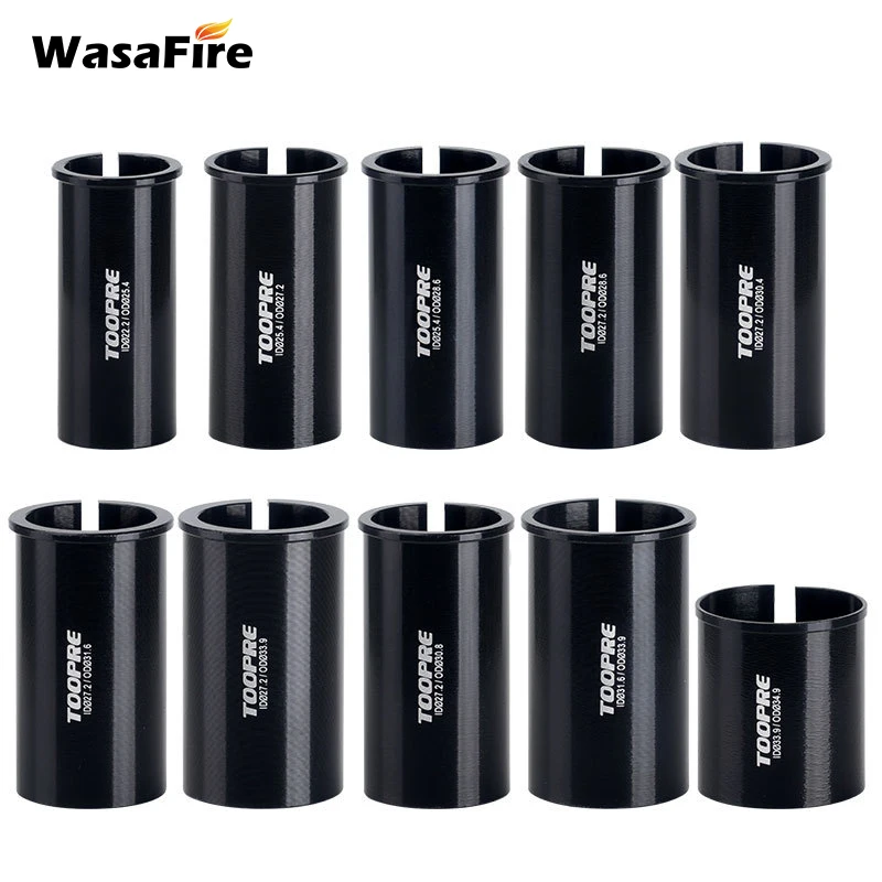 WasaFire 22.2 to 25.4 27.2 28.6 30.4 30.8 31.6 33.9mm Bicycle Seat Post Shim Seatpost Converter MTB Road Bike SeatPost Adapter 
WasaFire 22.2 to 25.4 27.2 28.6 30.4 30.8 31.6 33.9mm Bicycle Seat Post Shim Seatpost Converter MTB Road Bike SeatPost Adapter