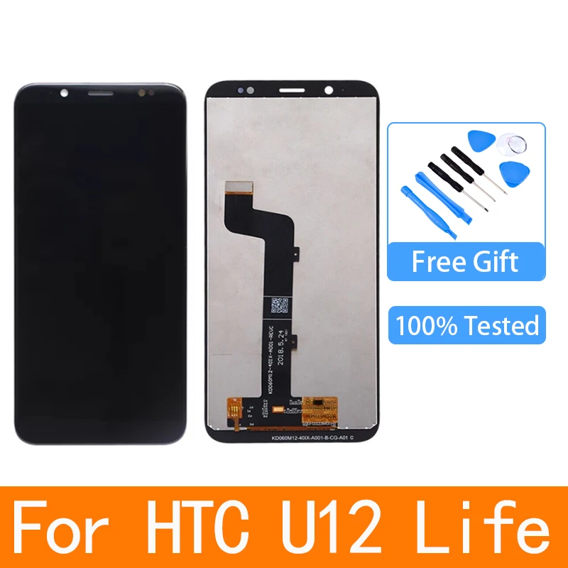 ЖК-дисплей 6,0 дюймов для HTC U12 Life, сенсорный экран, дигитайзер для HTC U12 Life, сменный ЖК-экран
ЖК-дисплей 6,0 дюймов для HTC U12 Life, сенсорный экран, дигитайзер для HTC U12 Life, сменный ЖК-экран