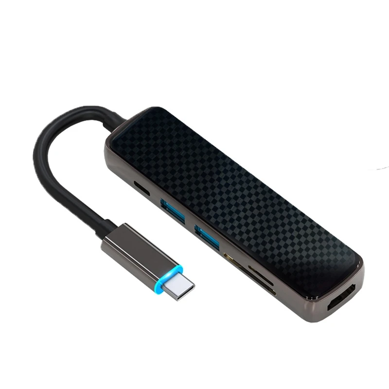 Многопортовый адаптер H052 6 в 1 Type-C, многофункциональный конвертер USB3.0 TF SD для нескольких устройств, портативный компьютер, ноутбук, ПК
Многопортовый адаптер H052 6 в 1 Type-C, многофункциональный конвертер USB3.0 TF SD для нескольких устройств, портативный компьютер, ноутбук, ПК