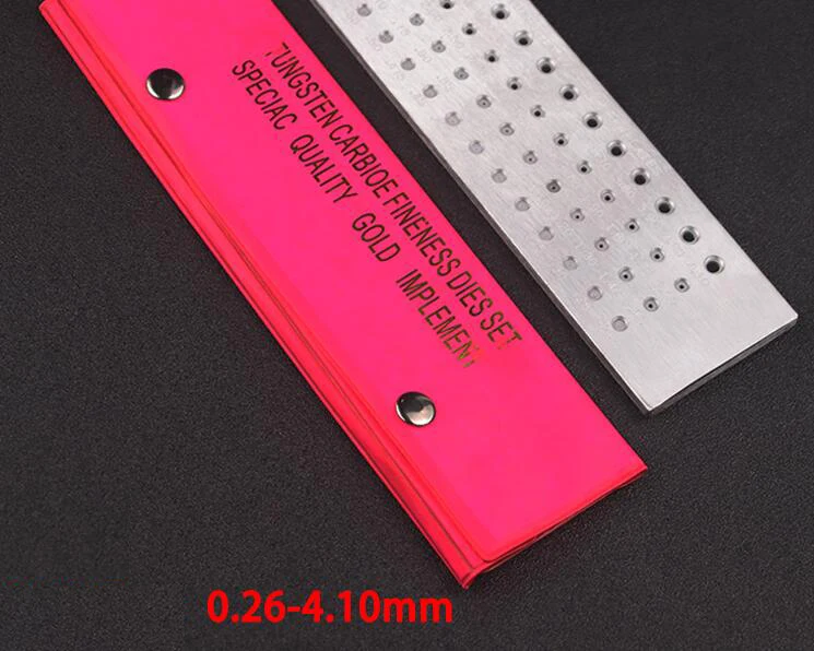 Free shipping 52 Hole 0.26-4.10mm Tungsten Carbide Wire Drawplate for Jewelry Making Round New
Free shipping 52 Hole 0.26-4.10mm Tungsten Carbide Wire Drawplate for Jewelry Making Round New