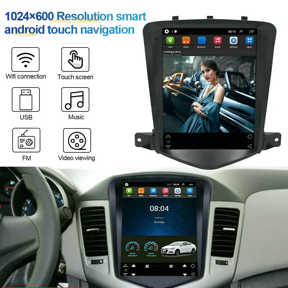Android 10.1 Car DVD Radio GPS Navi Wifi Stereo Player For Chevrolet Cruze 2009 2010 2011 2012 2013 2014 2015
Android 10.1 Car DVD Radio GPS Navi Wifi Stereo Player For Chevrolet Cruze 2009 2010 2011 2012 2013 2014 2015
