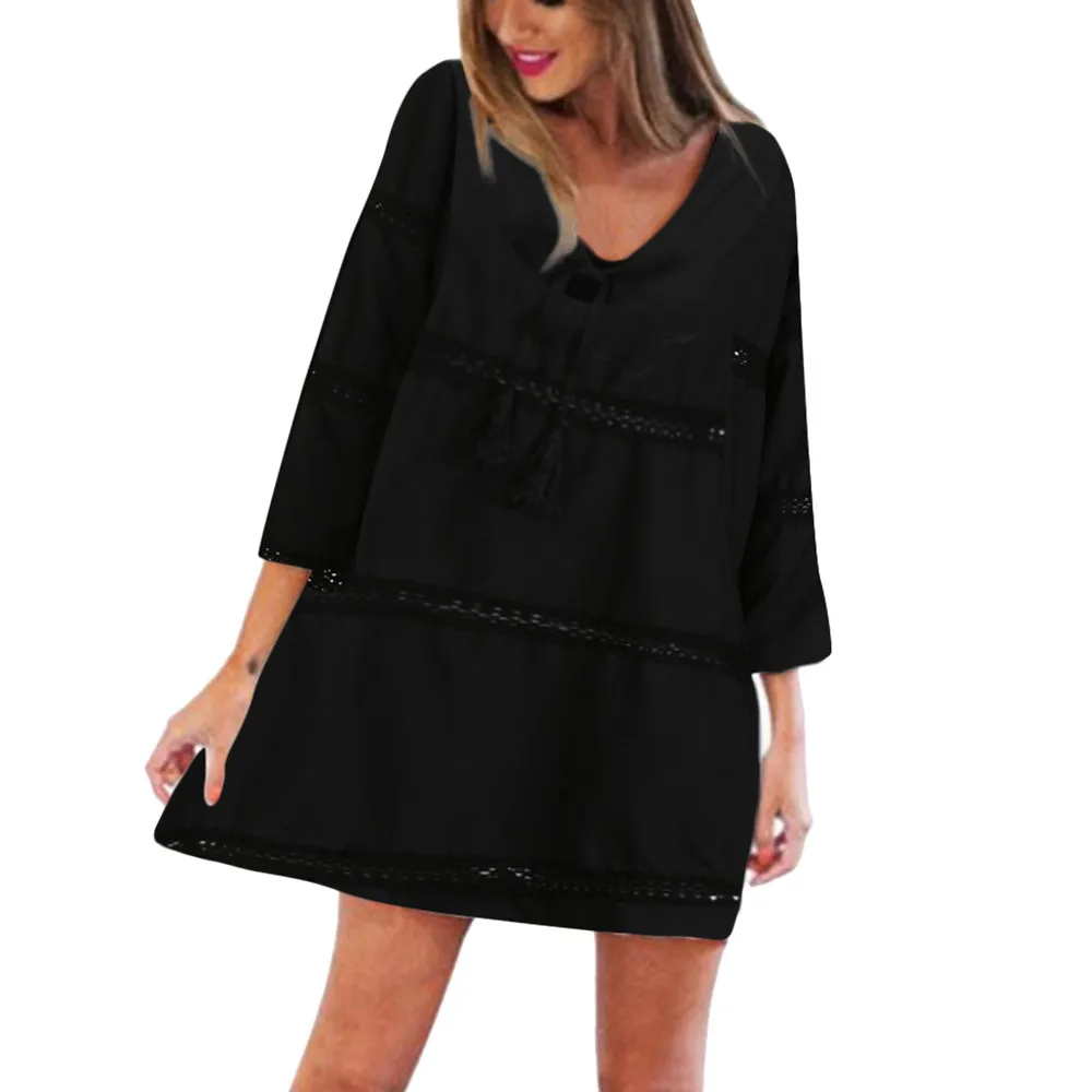2019 Sexy Summer Autumn Print Vestidos Fashion New Women Summer Three Quarter Sleeve Loose Lace Boho Beach Short Mini DressZ0309
2019 Sexy Summer Autumn Print Vestidos Fashion New Women Summer Three Quarter Sleeve Loose Lace Boho Beach Short Mini DressZ0309