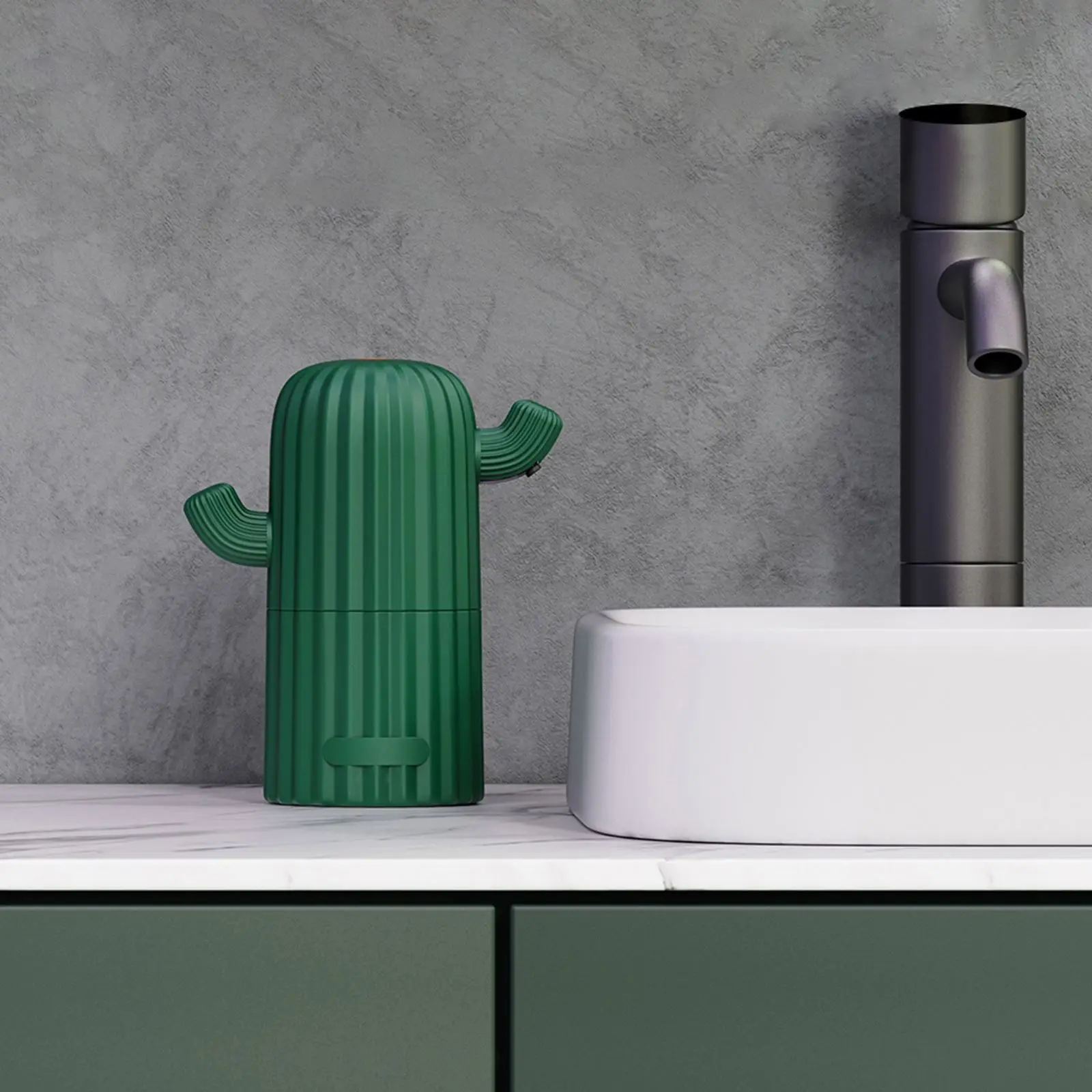 Cactus Automatic Sensor Hand Sanitizer Dispenser Soap Kitchen Toilet Bathroom Waterproof Infrared Non-Contact Type | Обустройство