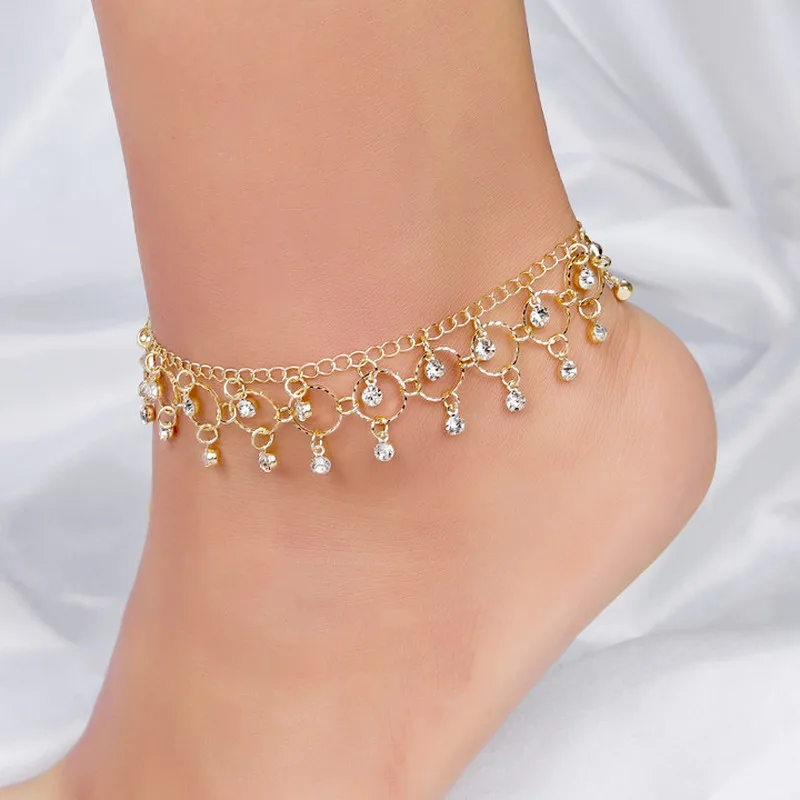 Zuowen Round Crystal Beaded Bohemian Anklet for Women Circle Tassel Barefoot Sandals Foot Leg Bracelet Jewelry Gifts
Zuowen Round Crystal Beaded Bohemian Anklet for Women Circle Tassel Barefoot Sandals Foot Leg Bracelet Jewelry Gifts