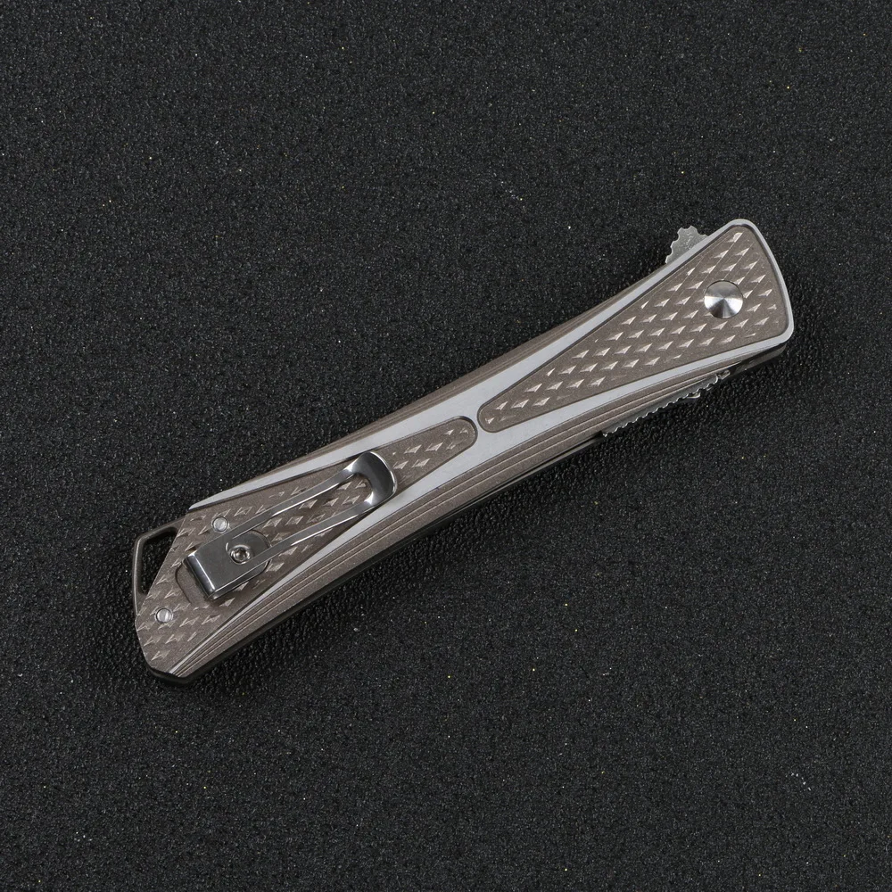 Enlan fliper folding knife 8CR13MOV blade aluminum alloy handle outdoor camping hunting fishing fruit knives EDC tool 7530
Enlan fliper folding knife 8CR13MOV blade aluminum alloy handle outdoor camping hunting fishing fruit knives EDC tool 7530