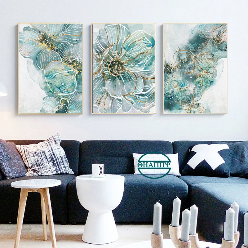 Flowers bloom Wall Art Canvas Painting Green Ink painting Nordic Poster For Living Room Bedroom Home Decor
Flowers bloom Wall Art Canvas Painting Green Ink painting Nordic Poster For Living Room Bedroom Home Decor