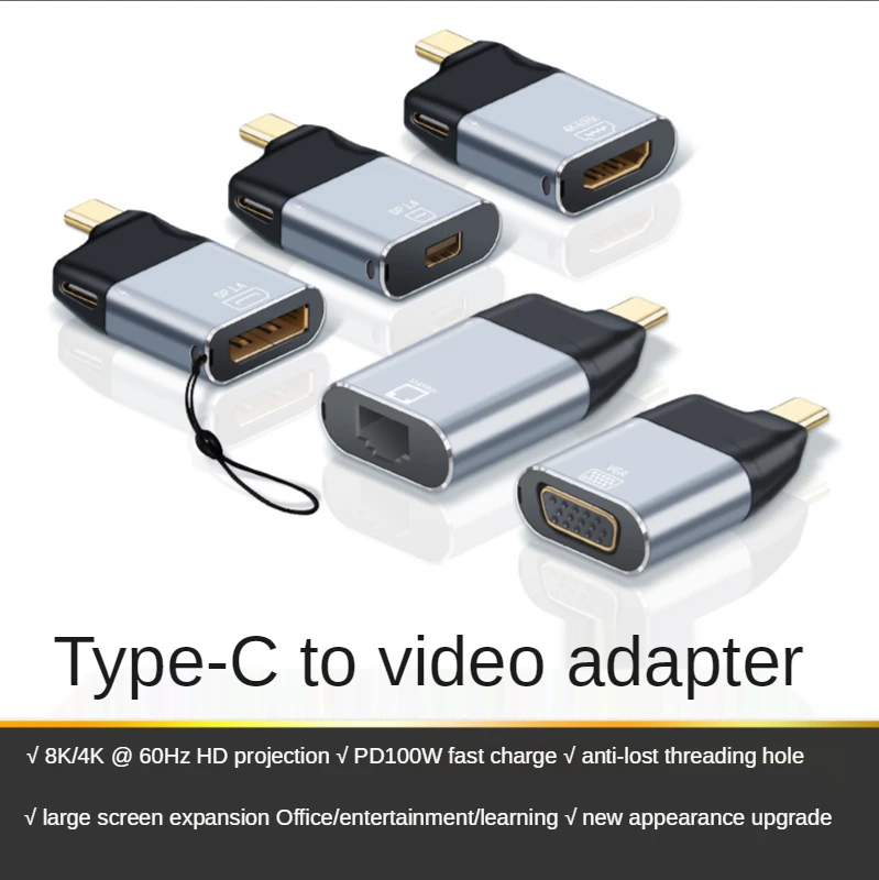 2021 New Type-C To Vga/DP/Gb/mDP HD Video Converter 4K 2.0 Converter Is Suitable for MacBook Samsung S10 / S9 Huawei P40 To DP
2021 New Type-C To Vga/DP/Gb/mDP HD Video Converter 4K 2.0 Converter Is Suitable for MacBook Samsung S10 / S9 Huawei P40 To DP