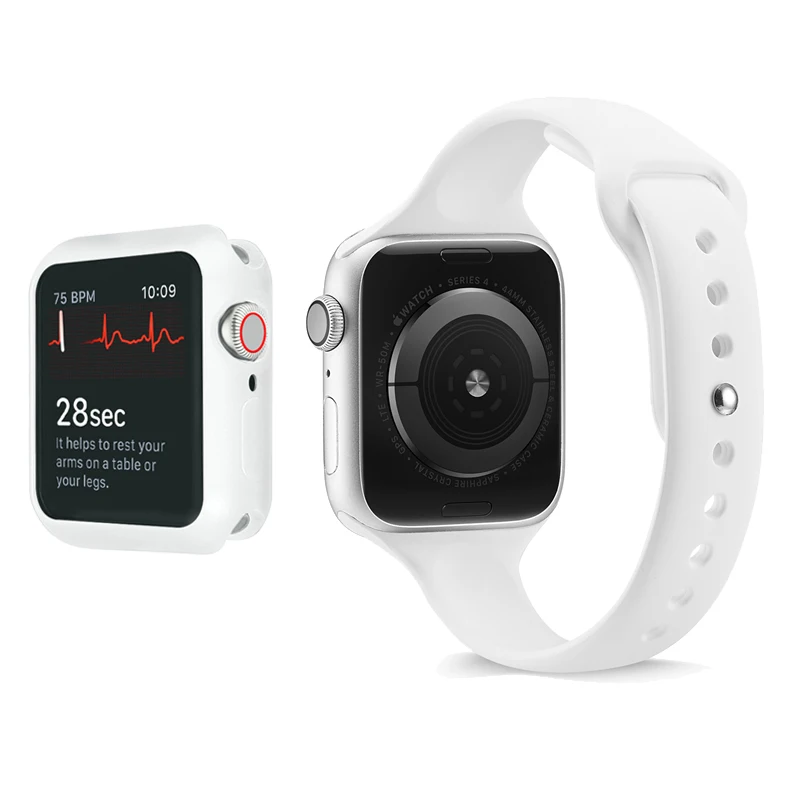 Slim Silicone strap for Apple watch band 40mm 38mm 42mm soft wrsit correa belt bracelet iWatch series 6 SE 5 4 3 watchband 44mm
Slim Silicone strap for Apple watch band 40mm 38mm 42mm soft wrsit correa belt bracelet iWatch series 6 SE 5 4 3 watchband 44mm