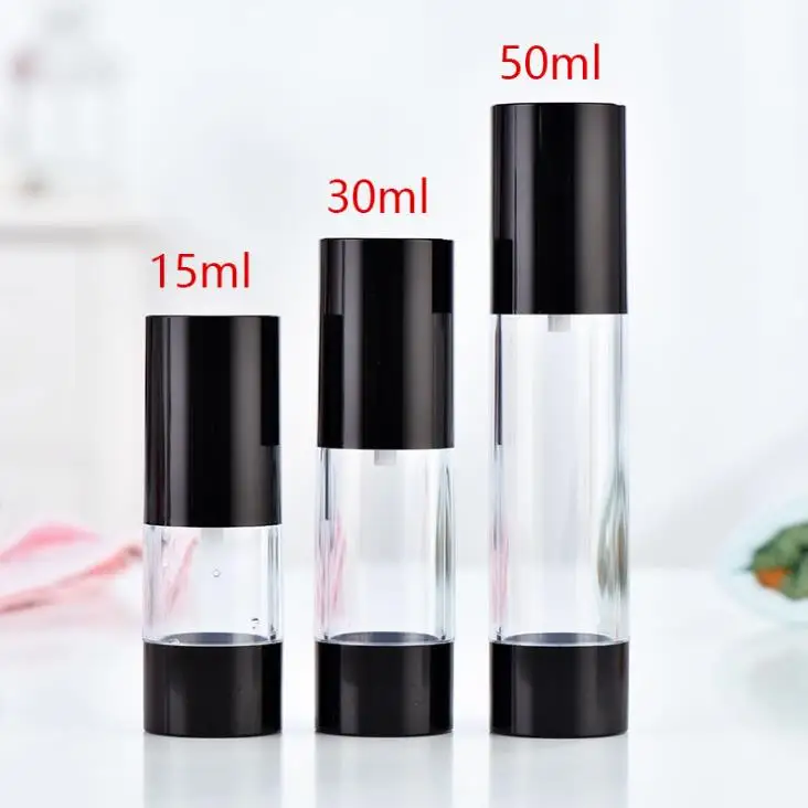 15ml 30ml 50ml 80ml 100ml Empty Clear Airless Pump Dispenser Bottle Refillable Lotion Cream Vacuum Spray Bottle Atomizer SN105
15ml 30ml 50ml 80ml 100ml Empty Clear Airless Pump Dispenser Bottle Refillable Lotion Cream Vacuum Spray Bottle Atomizer SN105