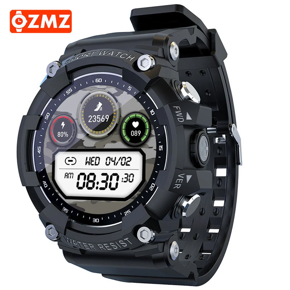 OZMZ Smart Watch Heart Rate Sleep Monitor Fitness Track Bluetooth Remote Camera 10 Sport Modes ATTACK 2 Smartwatch for Men Women
OZMZ Smart Watch Heart Rate Sleep Monitor Fitness Track Bluetooth Remote Camera 10 Sport Modes ATTACK 2 Smartwatch for Men Women