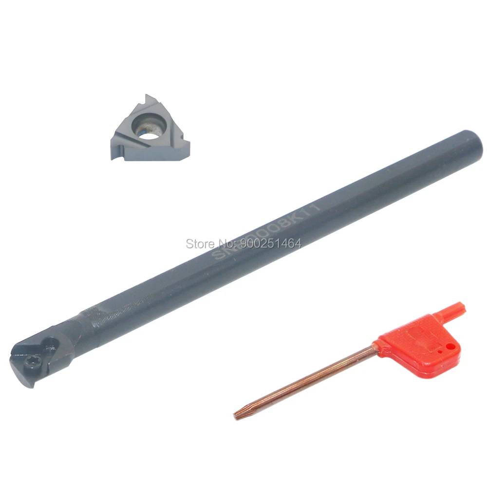 Держатель инструмента для токарного станка с ЧПУ SNR0008K11, с твердосплавным наконечником 11IR A60, подходит. Метрический (0,5-1,5)
Держатель инструмента для токарного станка с ЧПУ SNR0008K11, с твердосплавным наконечником 11IR A60, подходит. Метрический (0,5-1,5)