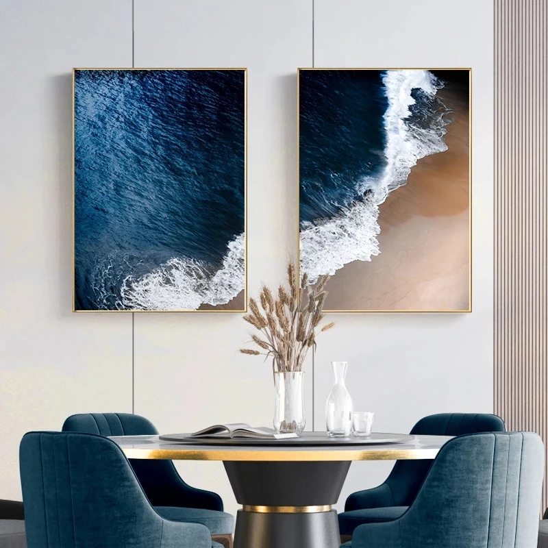 Nordic Blue Ocean Wave Canvas Poster Beach Modern Seascape Painting Home Decor For Living Room Dining Room Wall Art Print Mural
Nordic Blue Ocean Wave Canvas Poster Beach Modern Seascape Painting Home Decor For Living Room Dining Room Wall Art Print Mural