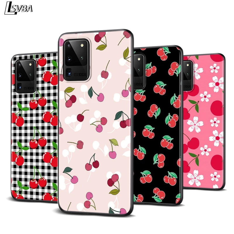 Silicone Cover Sweet Cherry Fruit for Samsung S20 Ultra Plus A91 A81 A71 A51 5G A41 A31 A21 A21S A11 A01 Phone Case
Silicone Cover Sweet Cherry Fruit for Samsung S20 Ultra Plus A91 A81 A71 A51 5G A41 A31 A21 A21S A11 A01 Phone Case