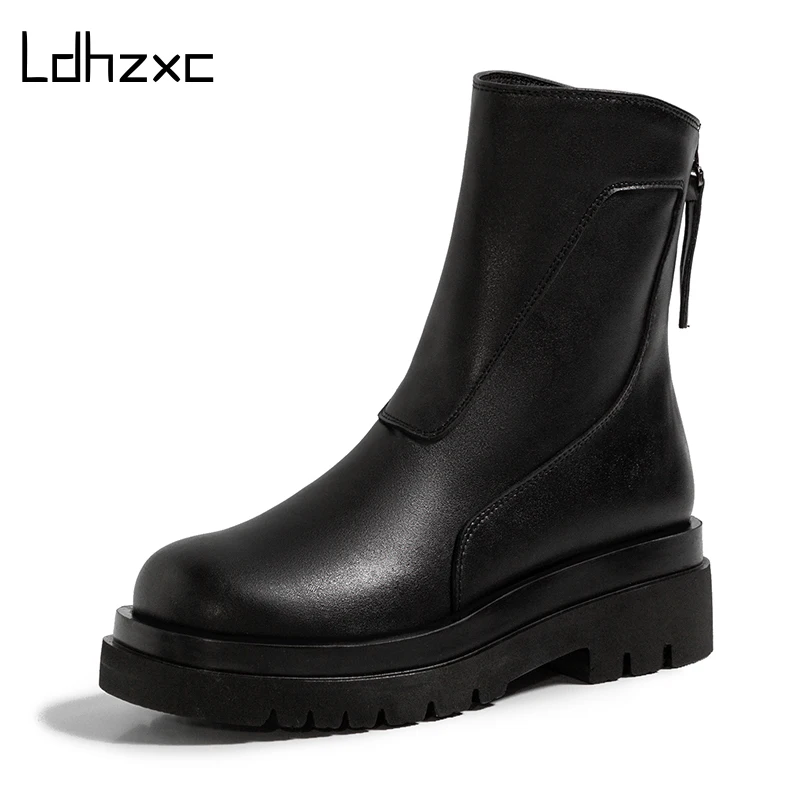 LDHZXC Block Heel Ankle Boots For Women Low Heel Work Shoes Comfortable New Autumn Boots For Shopping Back Zipper Big Size
LDHZXC Block Heel Ankle Boots For Women Low Heel Work Shoes Comfortable New Autumn Boots For Shopping Back Zipper Big Size