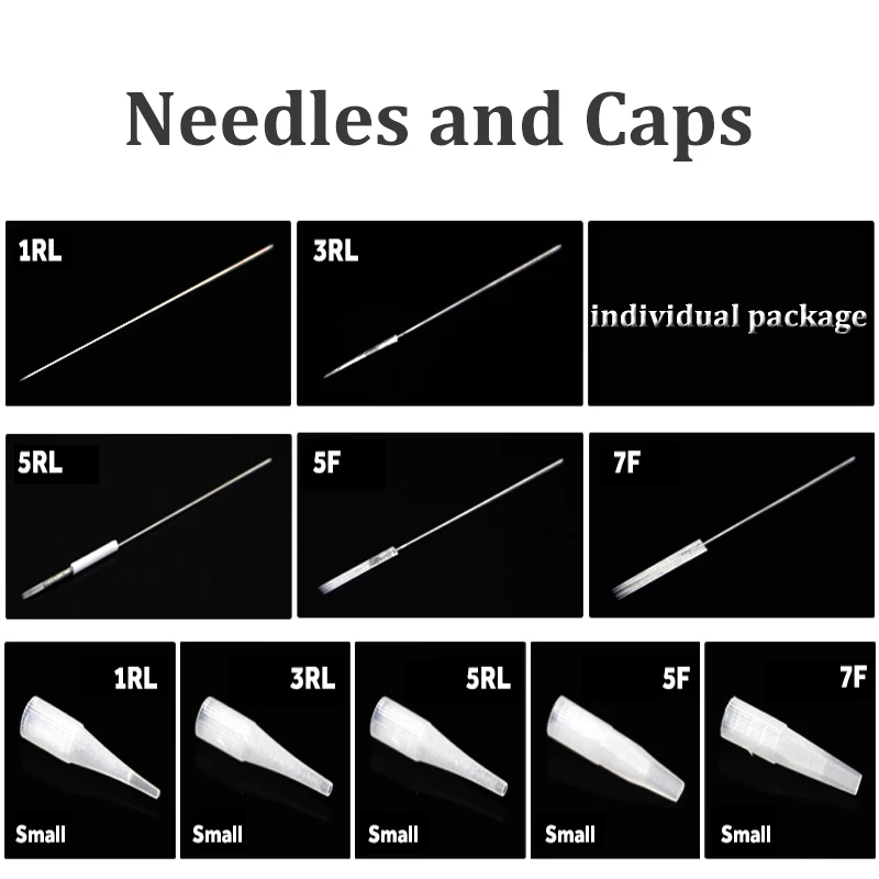 100pcs 1RL/3RL/5RL/5F/7F Sterilized Disposable Permanent Makeup Needles Tattoo Needles for Eyebrow Makeup Tattoo Needle 0.35X50
100pcs 1RL/3RL/5RL/5F/7F Sterilized Disposable Permanent Makeup Needles Tattoo Needles for Eyebrow Makeup Tattoo Needle 0.35X50