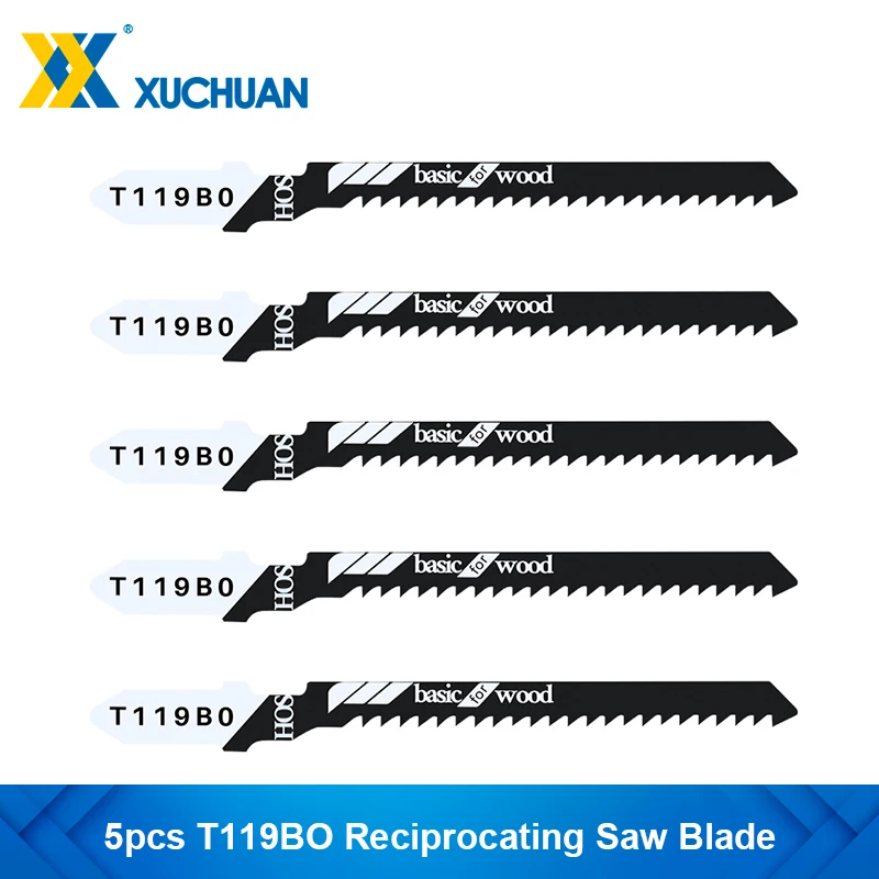 Jig Saw Blade 5pcs T119BO Saber Blades T Shank Reciprocating Saw Blade for Wood Cutting Tool HOS Steel Saw Blade
Jig Saw Blade 5pcs T119BO Saber Blades T Shank Reciprocating Saw Blade for Wood Cutting Tool HOS Steel Saw Blade