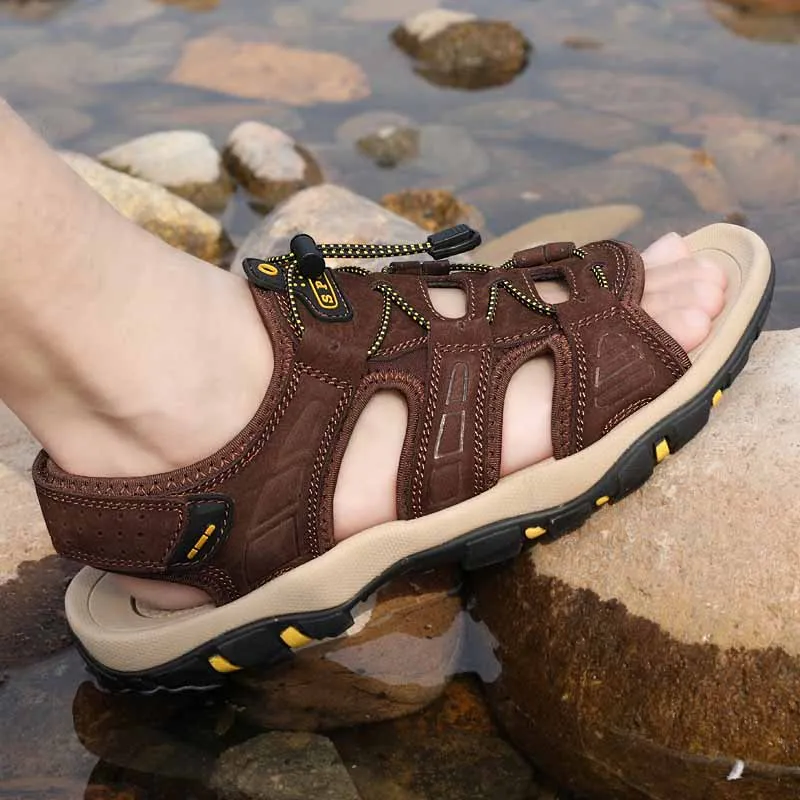 Mens Beach Sandals Men genuine leather Roman Style Platform Sandals Men Casual Shoes Summer Sandals Fashion Shoes Man flats
Mens Beach Sandals Men genuine leather Roman Style Platform Sandals Men Casual Shoes Summer Sandals Fashion Shoes Man flats