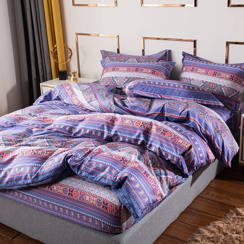 Bohemia National Bedding Set Ethnic 100% Cotton Size Queen King 220x240 Duvet Cover Set Bed Linen Bed Cover Bedclothes For Home
Bohemia National Bedding Set Ethnic 100% Cotton Size Queen King 220x240 Duvet Cover Set Bed Linen Bed Cover Bedclothes For Home
