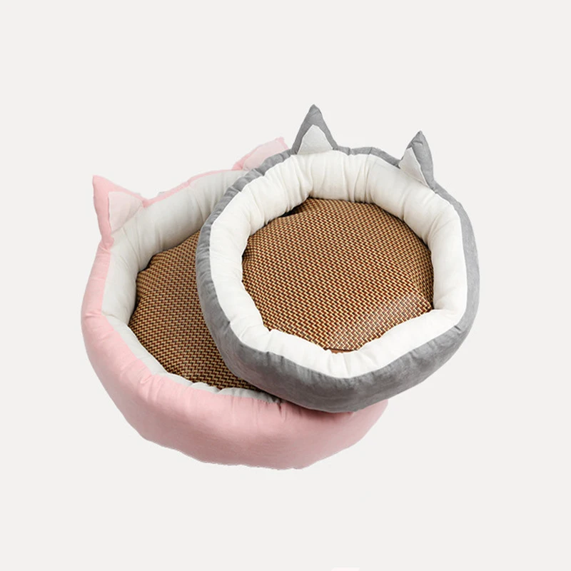 Pet Bed Lovely Cat Cartoon Shaped Kennels Soft Pet Dog Cat Sofa Kitten with Plush Ball Pet Bed for Small Medium Dog Cat
Pet Bed Lovely Cat Cartoon Shaped Kennels Soft Pet Dog Cat Sofa Kitten with Plush Ball Pet Bed for Small Medium Dog Cat