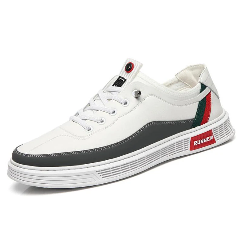 Skateboard For Men Leather Casual Shoes Students Non-Slip Sneakers For Men Comfortable Sports Running Shoes Men's Street Shoes
Skateboard For Men Leather Casual Shoes Students Non-Slip Sneakers For Men Comfortable Sports Running Shoes Men's Street Shoes