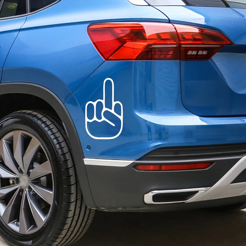 YJZT 9.9X16.3CM Middle Finger Funny Rear Windshield Decoraiton Stickers Vinyl Car Decal C25-0881
YJZT 9.9X16.3CM Middle Finger Funny Rear Windshield Decoraiton Stickers Vinyl Car Decal C25-0881