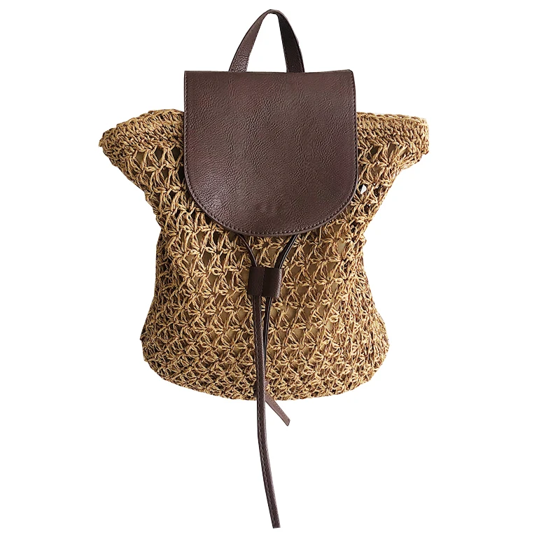 Summer New Women Backpack Woven Holiday Leisure Beach Bag Small Fresh Patchwork Backbag Hollow Out Portable Package C761
Summer New Women Backpack Woven Holiday Leisure Beach Bag Small Fresh Patchwork Backbag Hollow Out Portable Package C761