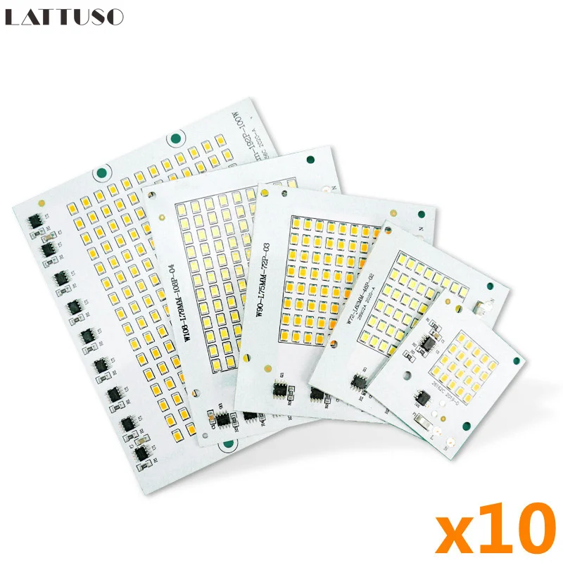 10pcs/lot Led Lamp 10W 20W 30W 50W 100W Smart IC Floodlight COB Chip SMD 2835 Outdoor Long Service Time DIY Lighting In 220V 
10pcs/lot Led Lamp 10W 20W 30W 50W 100W Smart IC Floodlight COB Chip SMD 2835 Outdoor Long Service Time DIY Lighting In 220V