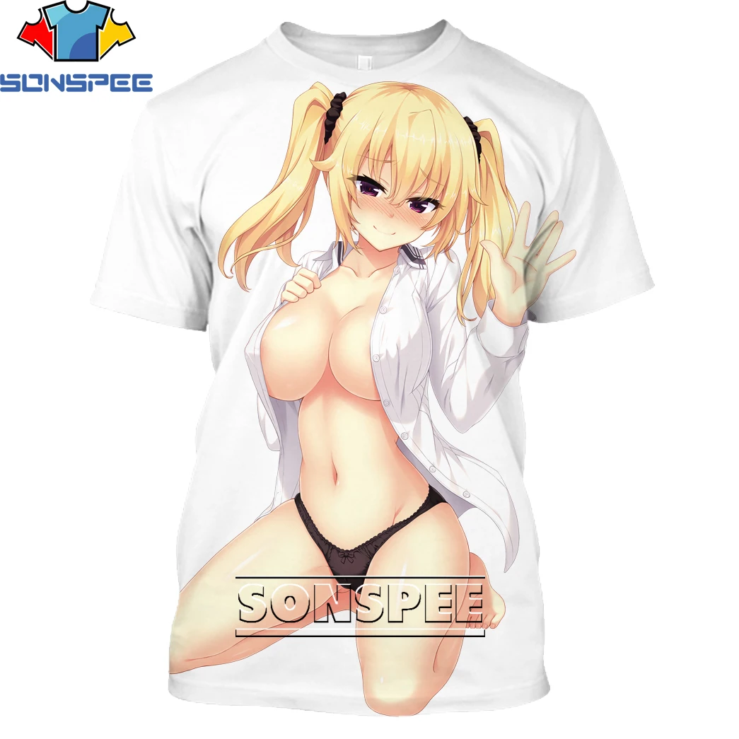 SONSPEE Girls Bikini T-shirts Women Men 3D Print Sexy Female Cartoon Figure T Shirt Japan Anime Shirt Casual Harajuku Clothes
SONSPEE Girls Bikini T-shirts Women Men 3D Print Sexy Female Cartoon Figure T Shirt Japan Anime Shirt Casual Harajuku Clothes